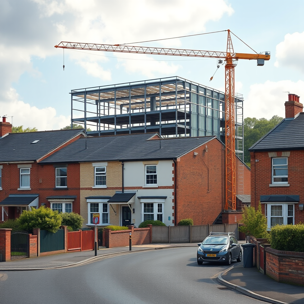 Local residents anxious about towering new school construction